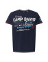 CAMP DAVID Tricou bleumarin / albastru deschis / roșu / alb - Pled.ro