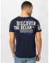 CAMP DAVID Tricou bleumarin / albastru regal / gri / alb - Pled.ro