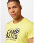 CAMP DAVID Tricou galben / negru - Pled.ro