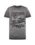 CAMP DAVID Tricou gri metalic / gri deschis / negru - Pled.ro