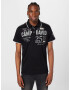 CAMP DAVID Tricou negru / alb - Pled.ro