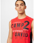 CAMP DAVID Tricou roșu / negru / alb - Pled.ro