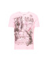 CAMP DAVID Tricou sepie / roz deschis - Pled.ro