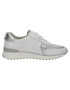 CAPRICE Sneaker low argintiu / alb perlat - Pled.ro