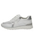 CAPRICE Sneaker low argintiu / alb perlat - Pled.ro