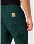 Carhartt WIP Pantaloni 'Flint' galben curry / verde închis / negru / alb murdar - Pled.ro