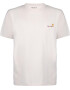 Carhartt WIP Tricou 'American Script' nisipiu / alb natural - Pled.ro