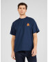 Carhartt WIP Tricou bleumarin / maro ruginiu / maro deschis - Pled.ro