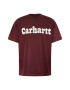 Carhartt WIP Tricou 'Bubbles' roșu vin / alb - Pled.ro