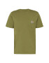 Carhartt WIP Tricou gri / verde kiwi / portocaliu închis / negru - Pled.ro