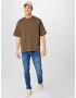 Carhartt WIP Tricou kaki / alb - Pled.ro