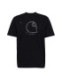 Carhartt WIP Tricou negru / alb - Pled.ro