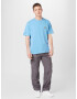 Carhartt WIP Tricou 'Nelson' azuriu / maro deschis - Pled.ro