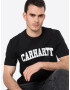 Carhartt WIP Tricou 'University' negru / alb - Pled.ro