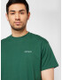 Carhartt WIP Tricou verde iarbă / alb - Pled.ro