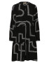 Cartoon Rochie tip bluză negru / alb - Pled.ro