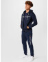 Champion Authentic Athletic Apparel Hanorac bleumarin / alb - Pled.ro