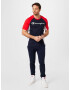 Champion Authentic Athletic Apparel Pantaloni albastru noapte / roșu / alb - Pled.ro