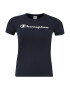 Champion Authentic Athletic Apparel Tricou bleumarin / alb - Pled.ro