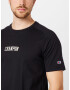 Champion Authentic Athletic Apparel Tricou negru / alb - Pled.ro