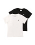 Champion Authentic Athletic Apparel Tricou negru / alb murdar - Pled.ro