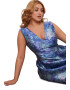 Chi Chi Curve Rochie de cocktail turcoaz / indigo / albastru deschis / mov lavandă - Pled.ro