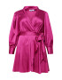 Chi Chi Curve Rochie tip bluză fucsia - Pled.ro