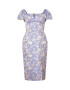 Chi Chi London Rochie crem / azuriu - Pled.ro