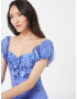 Chi Chi London Rochie de cocktail albastru porumbel / albastru deschis - Pled.ro