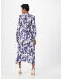 Closet London Rochie bleumarin / alb - Pled.ro