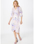 Closet London Rochie crem / lila / rosé - Pled.ro