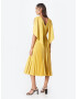 Closet London Rochie de cocktail galben - Pled.ro