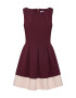 Closet London Rochie de cocktail roșu burgundy - Pled.ro