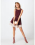 Closet London Rochie de cocktail roșu burgundy - Pled.ro