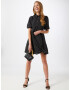 Closet London Rochie tip bluză negru / alb - Pled.ro