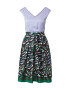 Closet London Rochie verde / lila / mai multe culori - Pled.ro