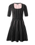 Club Monaco Rochie 'TEDDIKO' negru / alb - Pled.ro