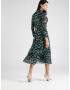 comma casual identity Rochie albastru / verde / negru / alb - Pled.ro