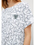 comma casual identity Tricou albastru / alb - Pled.ro