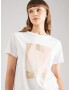 comma casual identity Tricou maro deschis / roz pastel / alb - Pled.ro