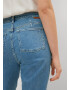 COMMA Pantaloni cu cute albastru denim - Pled.ro