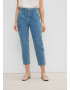 COMMA Pantaloni cu cute albastru denim - Pled.ro