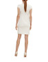 COMMA Rochie de cocktail ecru - Pled.ro