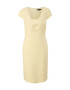 COMMA Rochie galben pastel - Pled.ro