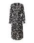 COMMA Rochie gri / negru / alb - Pled.ro