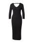 COMMA Rochie tricotat negru - Pled.ro