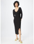 COMMA Rochie tricotat negru - Pled.ro