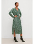 COMMA Rochie verde / negru - Pled.ro