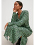 COMMA Rochie verde / negru - Pled.ro