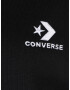 CONVERSE Bluză de molton negru / alb - Pled.ro